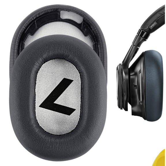 Geekria QuickFit Replacement Ear Pads for Plantronics BackBeat PRO 2/PRO 2 Special Edition, Voyager 8200 UC Headphones Ear Cushions, Repair Parts (Grey)