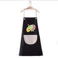 thumbnail image 5 of Delantal infantil impermeable y resistente al aceite, ropa estampada para pintar, ropa para niños de jardín de infantes, de edad media y grande, ropa para cubrir clases de pintura para bebés, 5 of 5