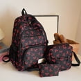 thumbnail image 2 of Fgnfyis Backpack for Girls Stylish Womens Bow Cute Shoulder Bag for Daily Use Commute Work Travel School Versatile Carryall Kindergarten Backpack Red, 2 of 8