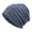 Blue, variant on Yihuala Breathable Cap with Hot Drilling Design for Everyday Wear Stretchy Slouch Headwear Turban Hat for Muslims Women