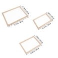 thumbnail image 2 of SOPOTUTU 3Pcs Assorted Color Wooden Paper Making Screen Frames for Handmade Crafts and Paper Art, 2 of 6