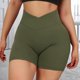 thumbnail image 1 of Pantalones cortos deportivos para mujer Yinane Pantalones cortos de yoga oscuro, 1 of 8