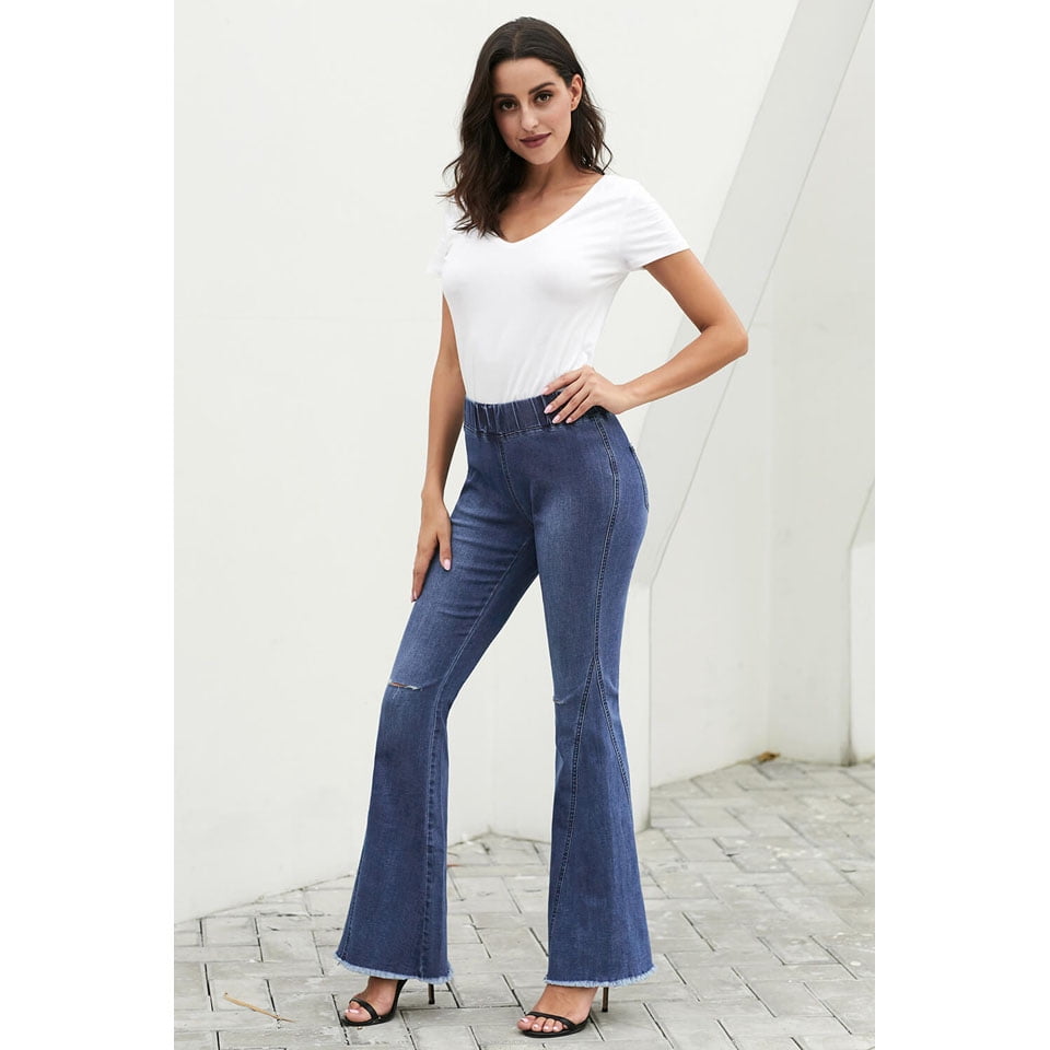 Bell Bottom Denim Pants | Walmart 