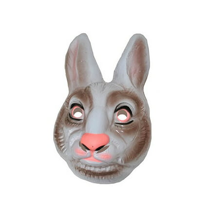 Vintage Look Animal Mask Rabbit Bunny Plastic Child Costume Accessory