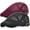 Black/Burgundy, variant on 2 Pack Men's Mesh Cap Breathable Summer Newsboy Hat Adjustable Duckbill Ivy Gatsby Cabbie Driving Hat