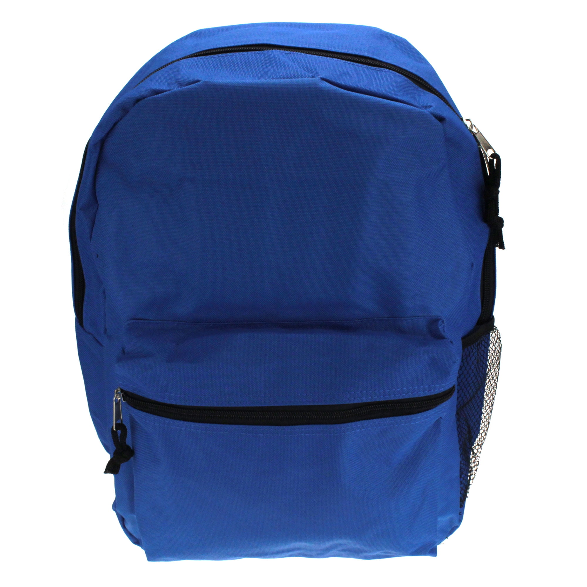 Throw Back Retro Minimal 600D Polyester Old School Backpack Royal Blue ...
