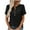 Black, variant on Scyoekwg Womens Summer Fashion Trendy Comfy Clothes Ladies Blouses Dressy Casual Short Sleeve Tops Womens Going Out Outfits Womens Summer Fashion Loose