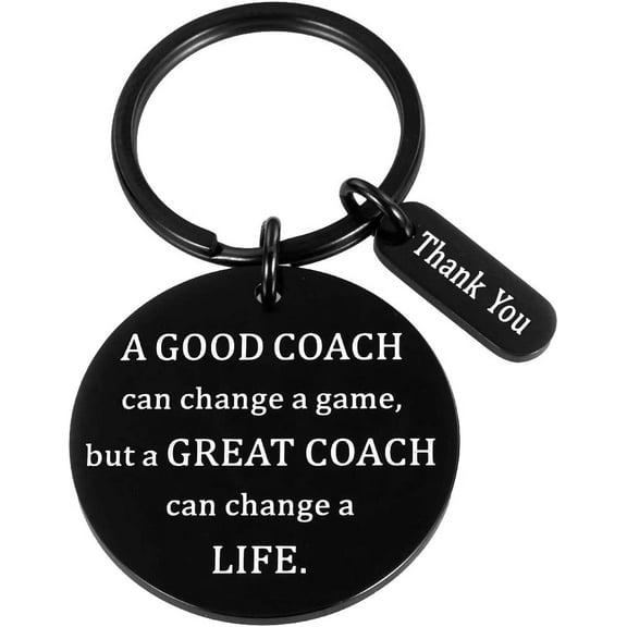 Coach Thank You Gifts Keychain for Men Women FootBall Soccer Basketball Coach