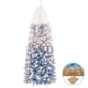 thumbnail image 2 of Árbol de Navidad Topeakmart Prelit Slim de 2,28 m con luces de color azul lago, 2 of 7