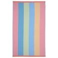 thumbnail image 1 of Serviette de plage en coton Rayures multicolores HOMETRENDS, 1 of 6
