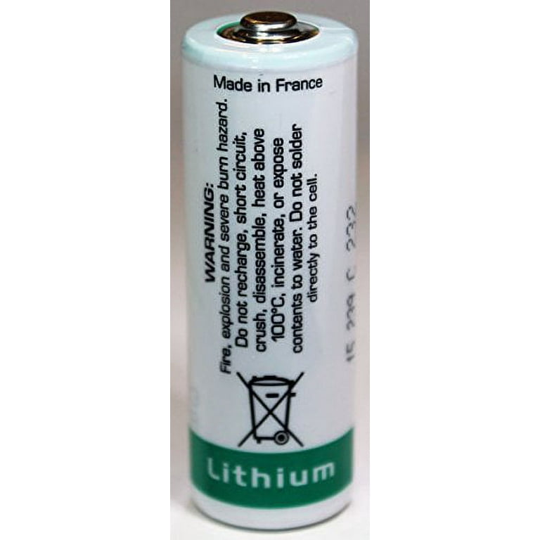 Amerika Maestro fødselsdag SAFT LS17500 A STD 3.6V Lithium Thionyl Chloride Battery - Walmart.com