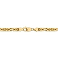 thumbnail image 3 of Real 14kt Yellow Gold 5.25mm Byzantine Chain Chain Bracelet; 8 inch; Lobster Clasp; for Adults and Teens; for Women and Men, 3 of 4