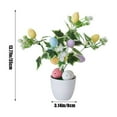 thumbnail image 2 of Kezqiaxn Easter Eggs Plant for Easter Tabletop Decorations, Easter Eggs Decoration Mini Indoor Potted Plant Ornaments Holiday Gift Easter Eggs Plant Potted Flower for Outdoor Indoor Living Room Green, 2 of 6