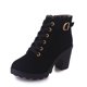thumbnail image 1 of BEADCEST Rough Heels Shoes Femeninos En Negro Gamuza Ideales Para Trabajo Fiesta Y, 1 of 8