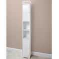 thumbnail image 3 of Slim Bathroom Storage Cabinet - Space Saving Organizer - White, 3 of 11