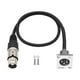 thumbnail image 1 of Cables de extensión adaptadores XLR macho a XLR hembra, cable de conexión de audio profesional, fácil de instalar, tipo D para amplificadores de TV, 1 of 10