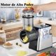 thumbnail image 2 of Rallador de Verduras Eléctrico 5 en 1, Picador de Verduras Electrico con 5 Cuchillas de Acero Inoxidable, Cortador de Verduras Multifuncional para Queso, Frutas, Verduras, 2 of 4