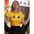 thumbnail image 2 of Wow Daisy Banner. T-Shirt Women -Image by Shutterstock, Female Medium, 2 of 4