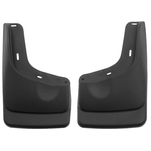 Husky Liners 56591 Custom Molded Front Mud Flaps Fit 2004-2014 Ford F-150 w/ OE Running Boards/2006-2008 Lincoln Mark LT