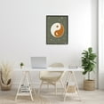 thumbnail image 2 of Stupell Industries Starry Yin Yang Symbol Celestial Sun Moon Shapes Graphic Art Black Framed Art Print Wall Art, Design by Martina Pavlova, 2 of 8