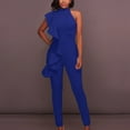 thumbnail image 2 of lulshou Jumpsuits for Women, Womens Fashion Color Color Romper Summer Casual Sleeveless Jumpsuit Pants Women's Jumpsuits, Rompers & Overalls, Blue S, 2 of 8