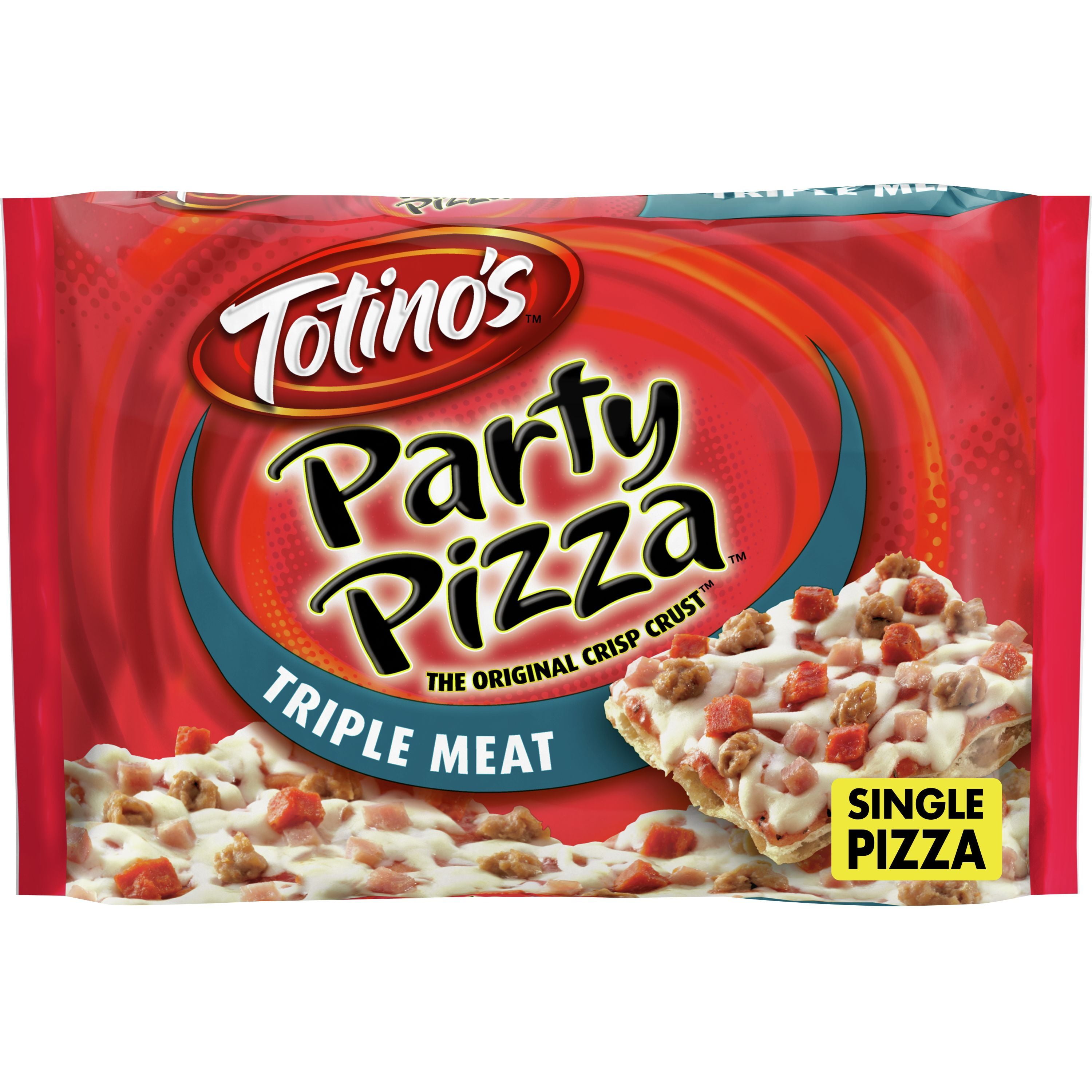 Totinos Original Crisp Crust Three Meat Frozen Pizza 10.5oz
