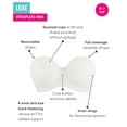 thumbnail image 5 of Curvy Kate Luxe Multiway Strapless Underwire Bra (CK2601),36J,Pearl Ivory, 5 of 6