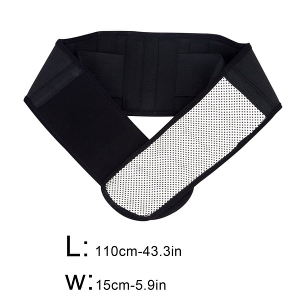 Fiudx Soporte de Cintura, Faja de Acero para Aliviar El Dolor, Protector Lumbar de Soporte Adicional, Protector Autocalentable, Ideal para Entrenamiento Físico, Ideal para Atletas, Diseño de Tela Res