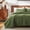 Loden Green, variant on Sleep Zone Ultrasonic Medallion Quilt Set Twin Size, Cozy Lightweight All-Season Bedspread Coverlet, Rose Pink