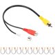 thumbnail image 5 of Para Rca Macho A Doble Para Rca Hembra Cable Línea Cable Adaptador De Audio Accesorio 10 Uds Inevent EL009817-00, 5 of 6