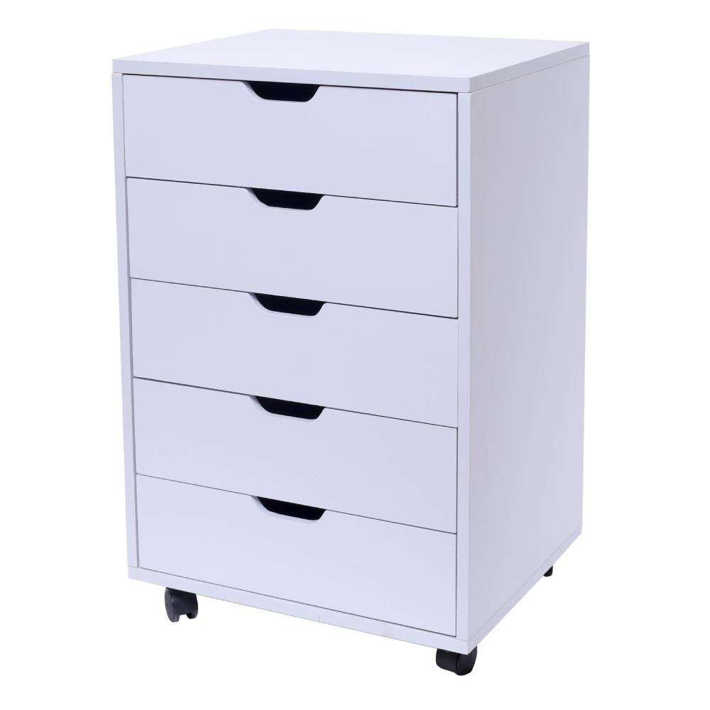 Winado 5 Drawers Mobile Storage Units with Wheels for Office