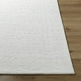 thumbnail image 4 of Hauteloom Xenon Wool Living Room, Bedroom Area Rug - Contemporary - Light Silver - 2' x 3', 4 of 6