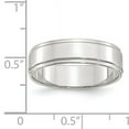 thumbnail image 3 of SS 6mm Flat with Step Edge Size 13 Band, 3 of 3