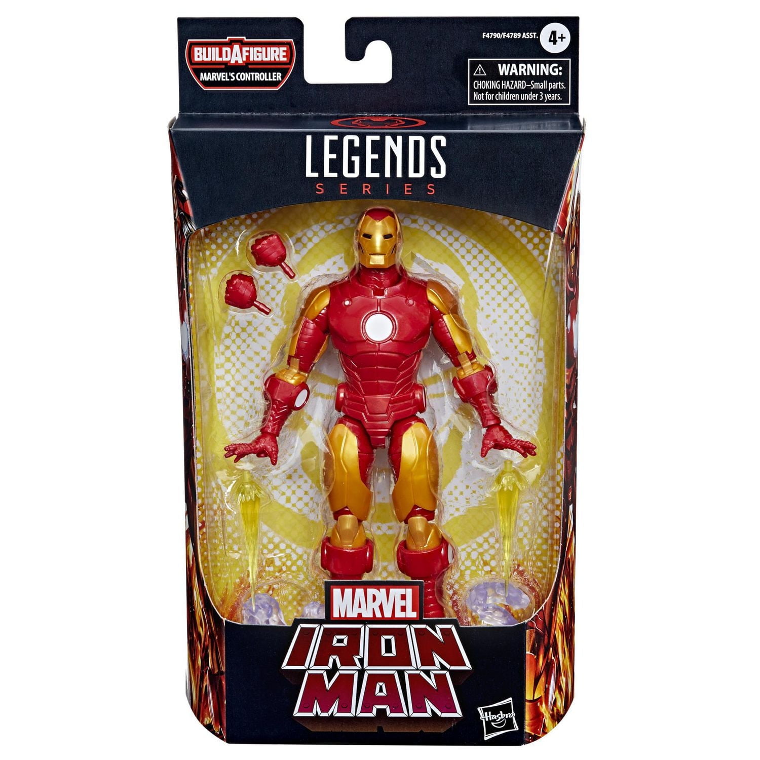 Marvel Legends Series, figurine de collection de 15 cm Iron Man armure modèle 70 des BD avec 4 accessoires