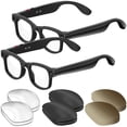 thumbnail image 1 of Lentes Inteligentes ThinkLens 2 Piezas IA Cámara 8MP 4GB 260mAh Bluetooth/WiFi Traductor App Móvil Negro., 1 of 3