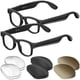 thumbnail image 1 of Lentes Inteligentes ThinkLens 2 Piezas IA Cámara 8MP 4GB 260mAh Bluetooth/WiFi Traductor App Móvil Negro., 1 of 3