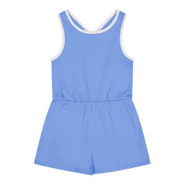 Wonder Nation Girls Cross Back Romper, Sizes 4-18 & Plus
