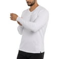 thumbnail image 3 of X RAY JEANS Mens Long Sleeve V-Neck T-Shirt, White, S, 3 of 9