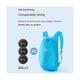 thumbnail image 5 of Foldable Backpack Waterproof Mini Travel Backpack Women Men Bag For Camping Black, 5 of 5