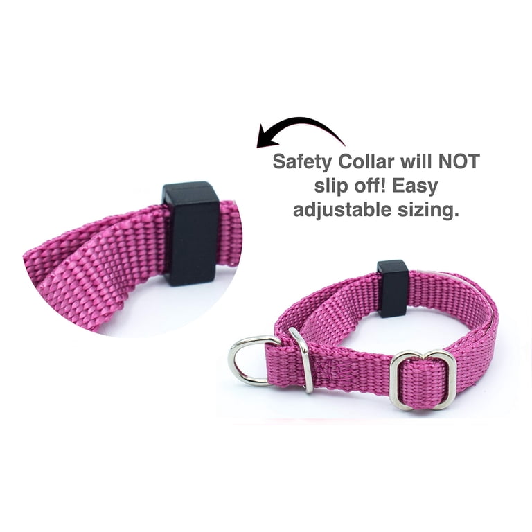 Metal Extra Large Safety Dog Collar, Red photo 3