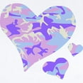thumbnail image 2 of CafePress - Purple Camo Hearts Infant Bodysuit - Baby Light Bodysuit, Size Newborn - 24 Months, 2 of 4
