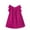 A-Hot Pink, variant on Jinhomg Toddler Girls Summer Dresses Cute Ruffle Hem Midi Dress Loose Fit Comfy Sleeveless Ruched Dresses Baby Kids Cute Playwear Green 3-4Years