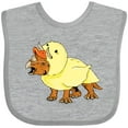thumbnail image 3 of Inktastic Easter Duck Triceratops Boys or Girls Baby Bib, 3 of 4