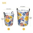 thumbnail image 5 of XMXT Collapsible Laundry Basket, Simplified Floral Print Polyester Waterproof Laundry Hampers Dirty Clothes Hamper, 62L, 5 of 8