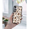 thumbnail image 5 of WIRESTER Shockproof Soft Rubber Cover Case for Samsung Galaxy S25 FE 5G 6.7" 2025, Brindle Brown English Bulldog Funny Playful Postures On Brown, 5 of 5