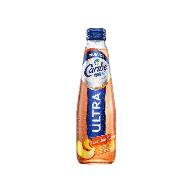Pack de 6 Licor Caribe Cooler Ultra Durazno 300 ml Caribe Ultra Durazno