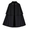 thumbnail image 5 of Hvyesh Victorian Steampunk Cape Gothic Renaissance Pirate Capelet Short Cloak, 5 of 5