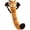 yellow, variant on Jiibva Faux Fur Animal Tail Costume Prop with Adjustable Waist Belt Yellow 45cm