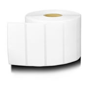 OfficeSmartLabels 2.25" x 1.25" Direct Thermal Labels, Removable Zebra Compatible Labels (1 Roll, 1000 Labels Per Roll, 1 inch Core, White, 4" Diameter, Perforated)