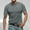 01 Gray, variant on Awdenio T shirts for Man Casual Short Sleeve Henley Shirts Fashion Button T Shirts with Pocket